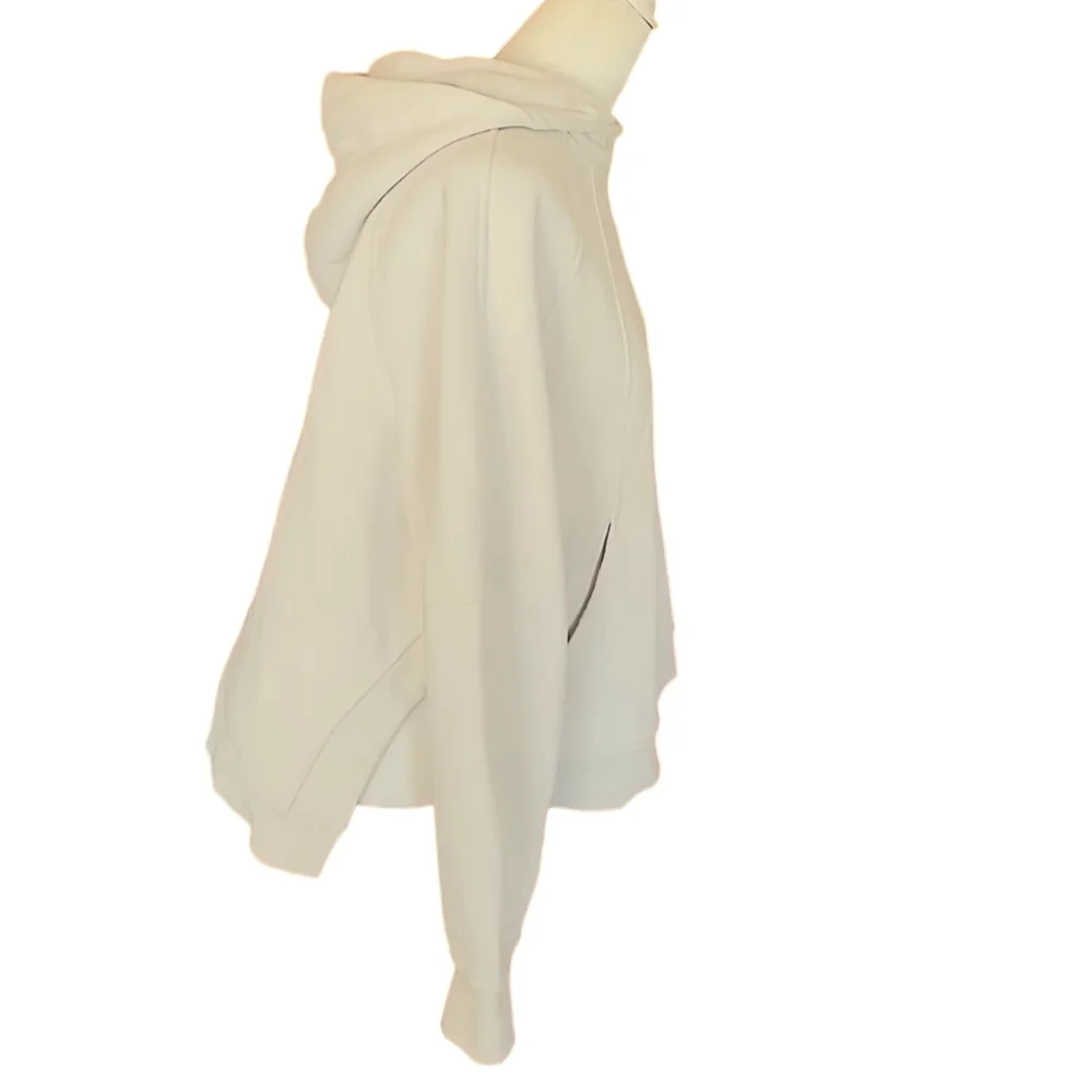 lululemon athletica | Scuba Oversized Fleece Side Slit Hoodie Bone M/L - Picture 4 of 8